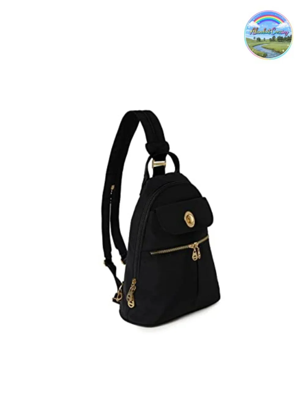 Baggallini Naples Convertible Backpack Travel Sling Crossbody Nylon RFID Padded